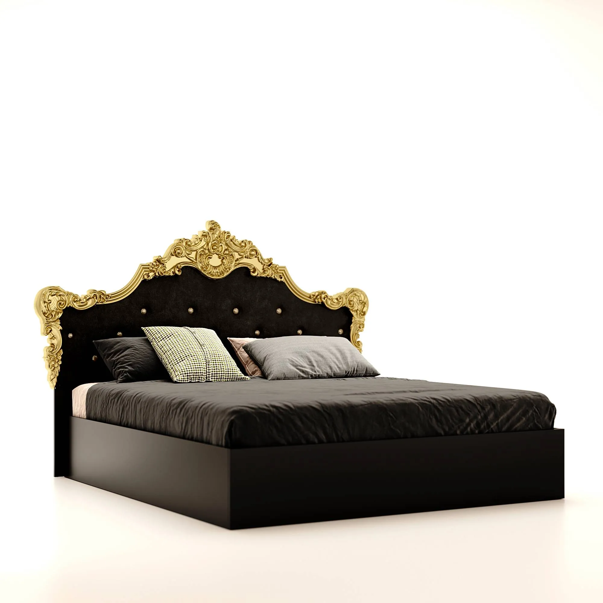 Jennifer łóżko 1,8 czarny połysk ze stelażem - Czarny połysk' title='Jennifer łóżko 1,8 czarny połysk ze stelażem