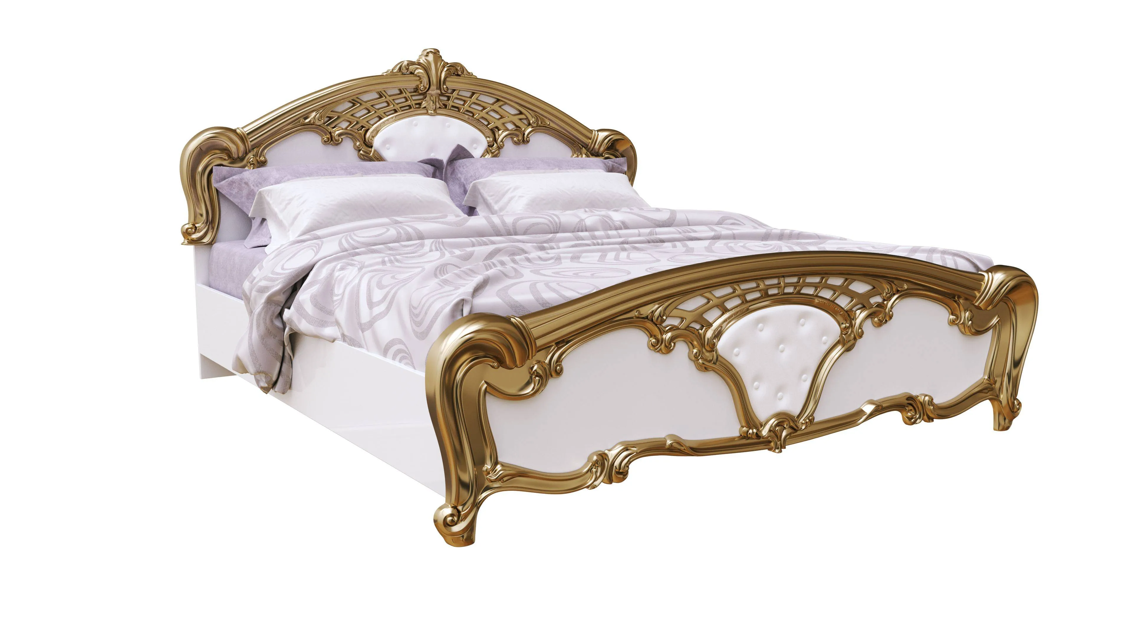 Eva łóżko 1,6 z pojemnikiem biel złoto - Biel złoto' title='Eva łóżko 1,6 z pojemnikiem biel złoto