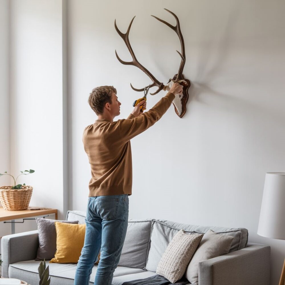 antler wall decor
