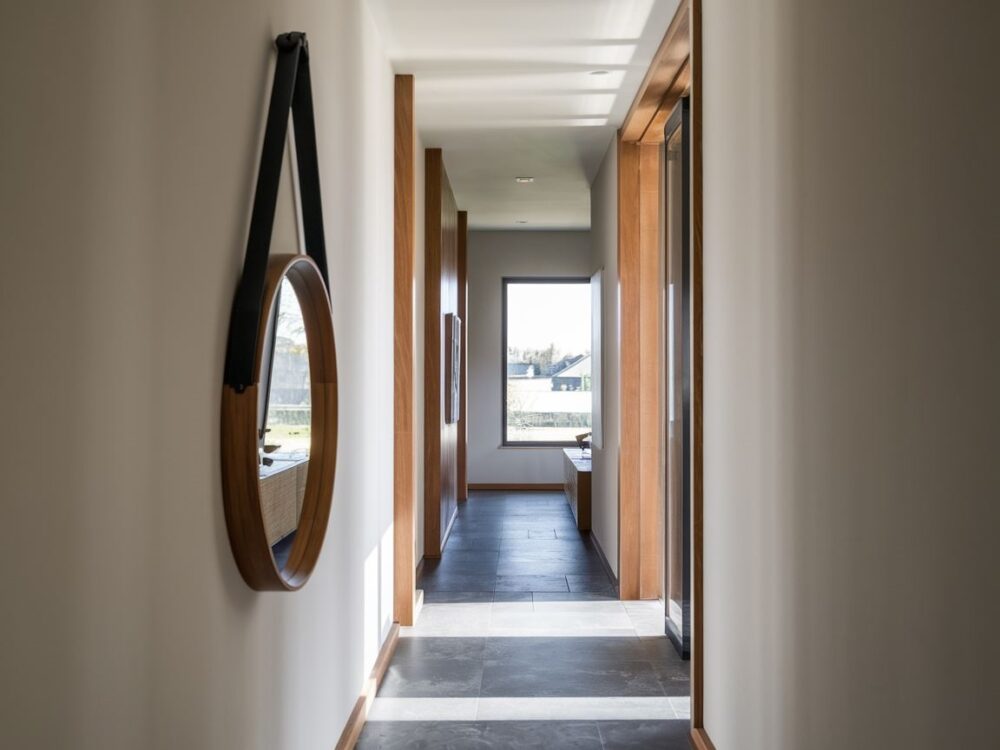 aranżacja lustra w przedpokoju