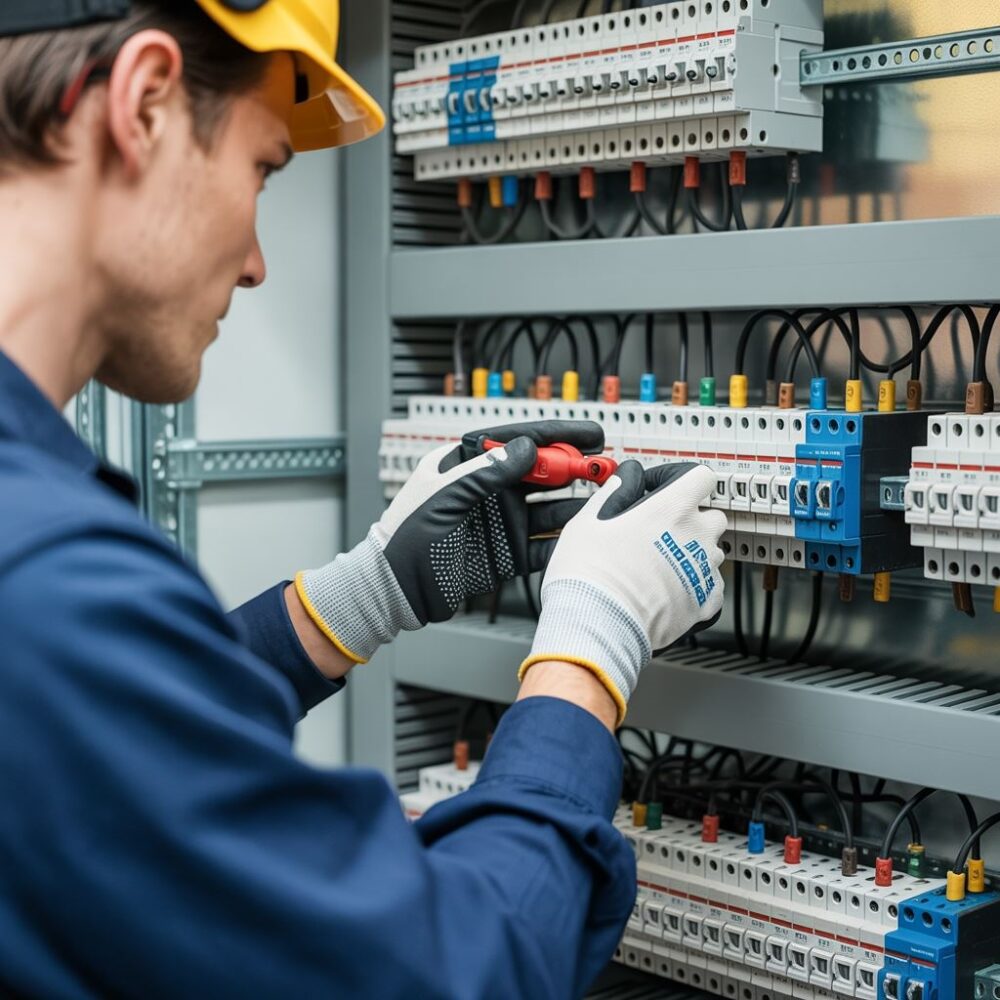 instalacja szynoprzewodu trójfazowego
