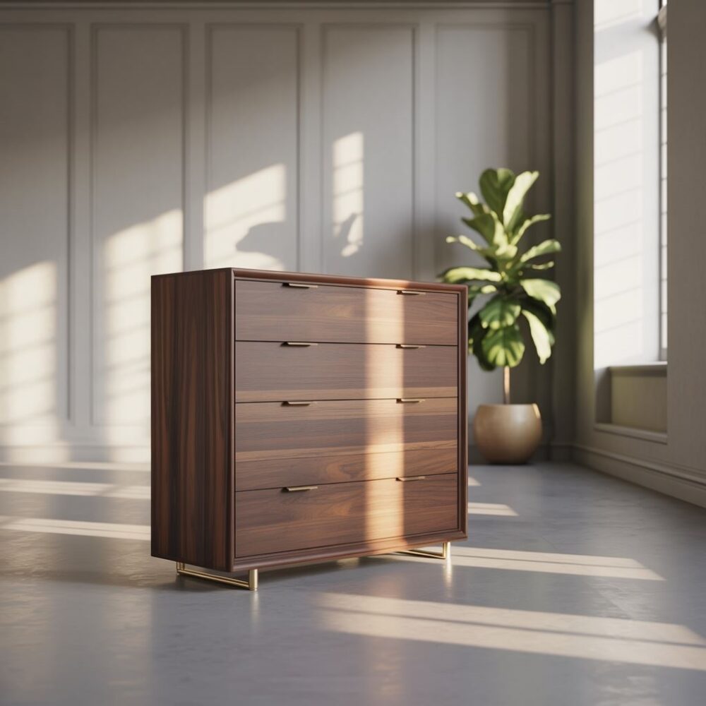nowoczesna komoda drewniana