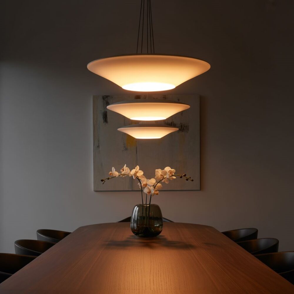 nowoczesna lampa do jadalni