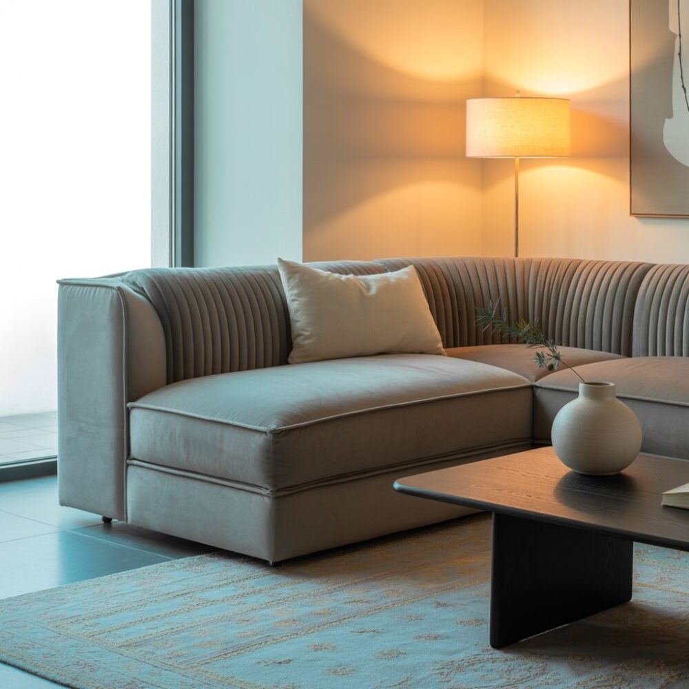 nowoczesna sofa narożna