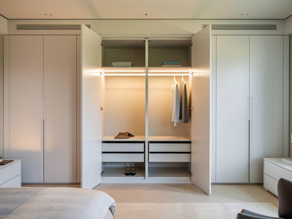 wnętrze szafy wnękowej