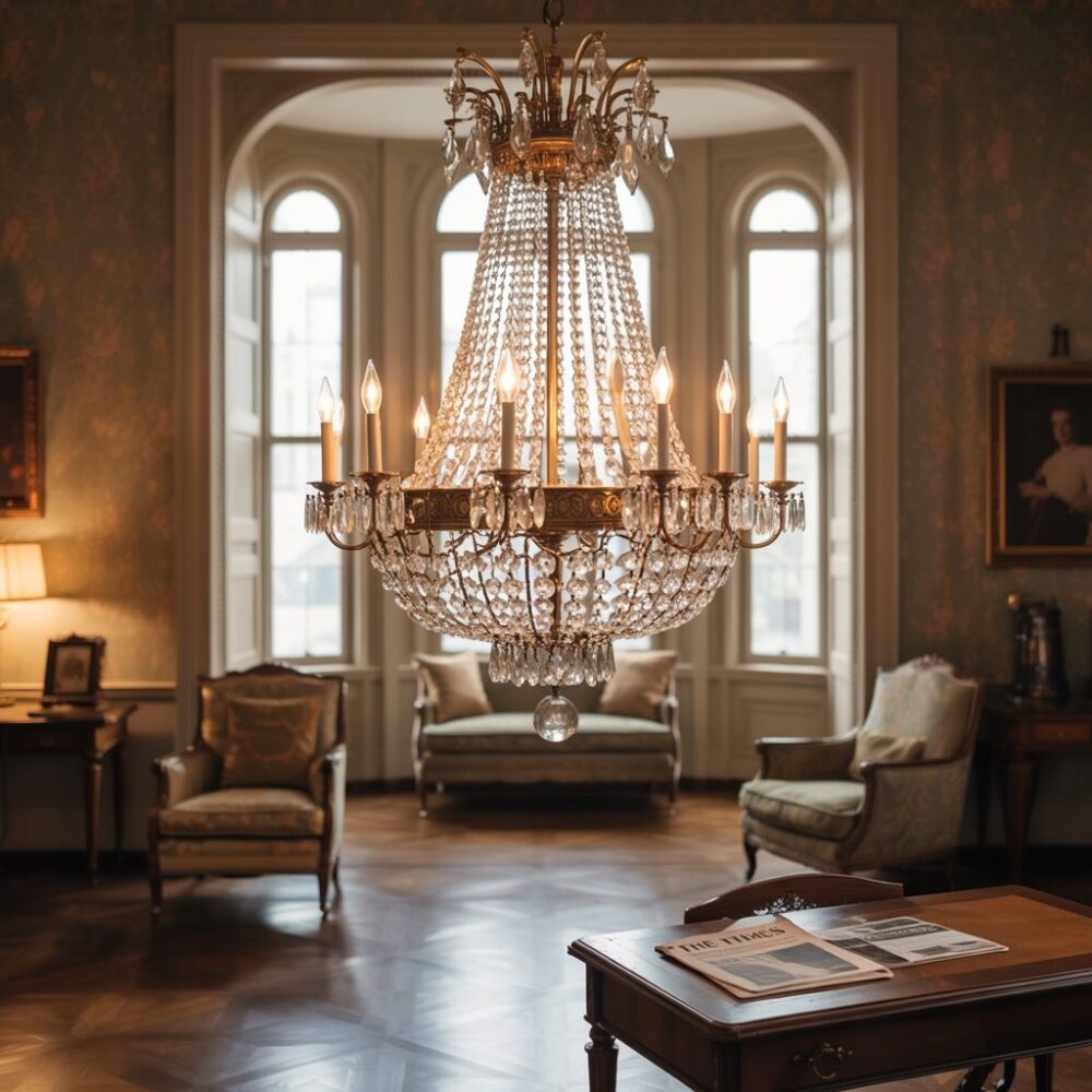 żyrandol salonowy